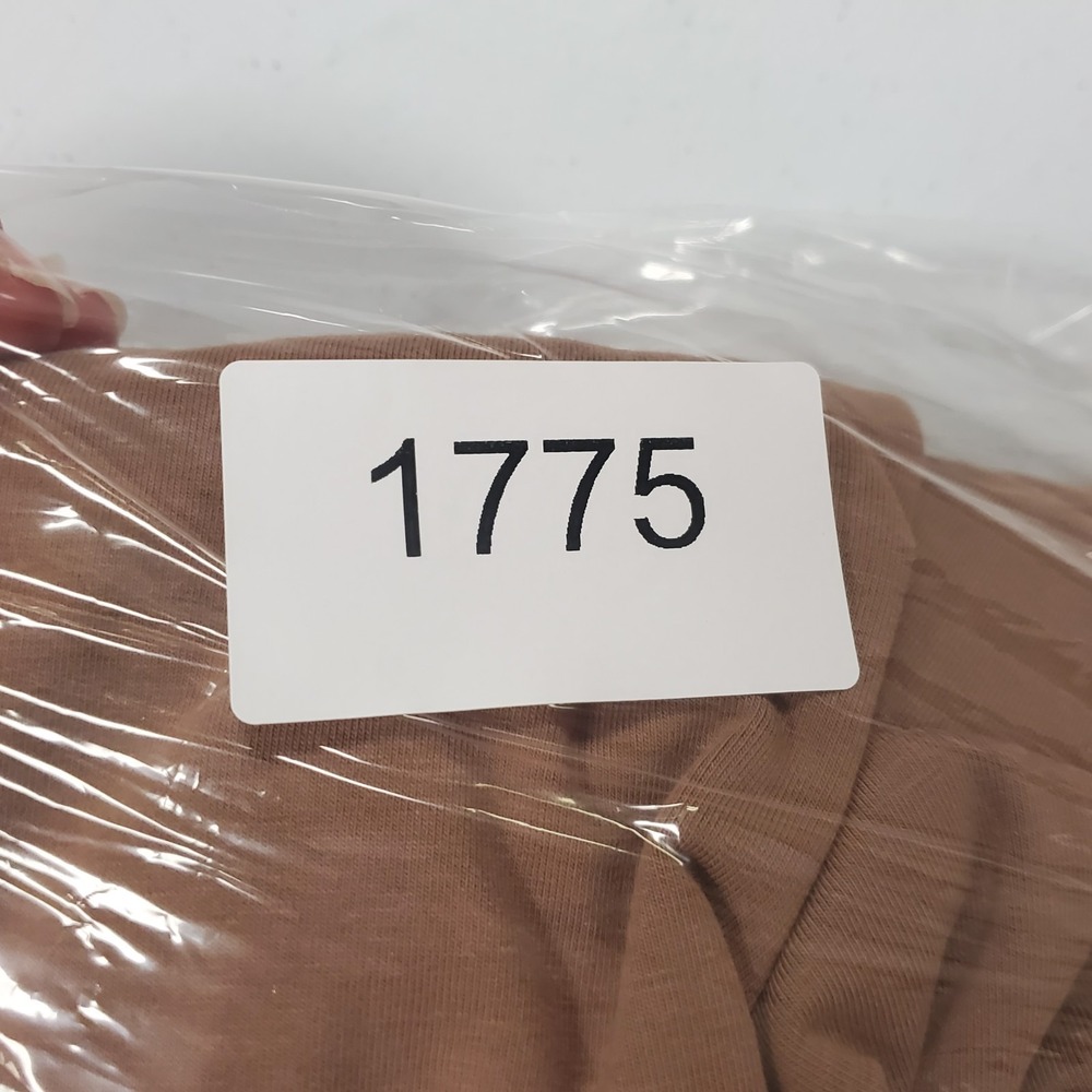 En Saison Maxi Dress Size L Brown Cowl Modest Retro Old Money Classic Ladylike - Picture 12 of 13